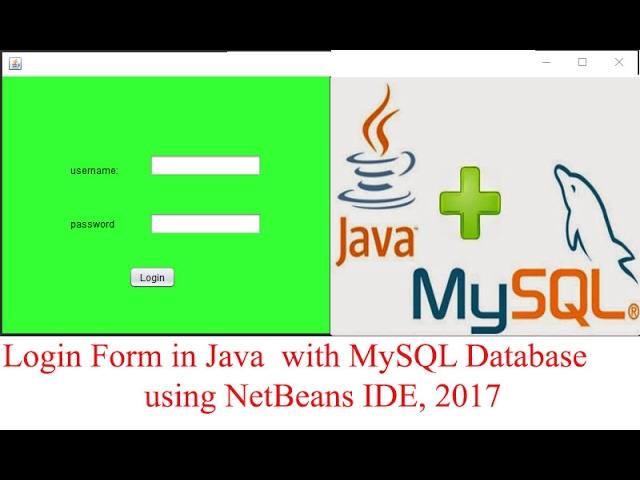 How To Create A Login Form In Java Using Mysql Database And Netbeans Ide With Source Code 6639
